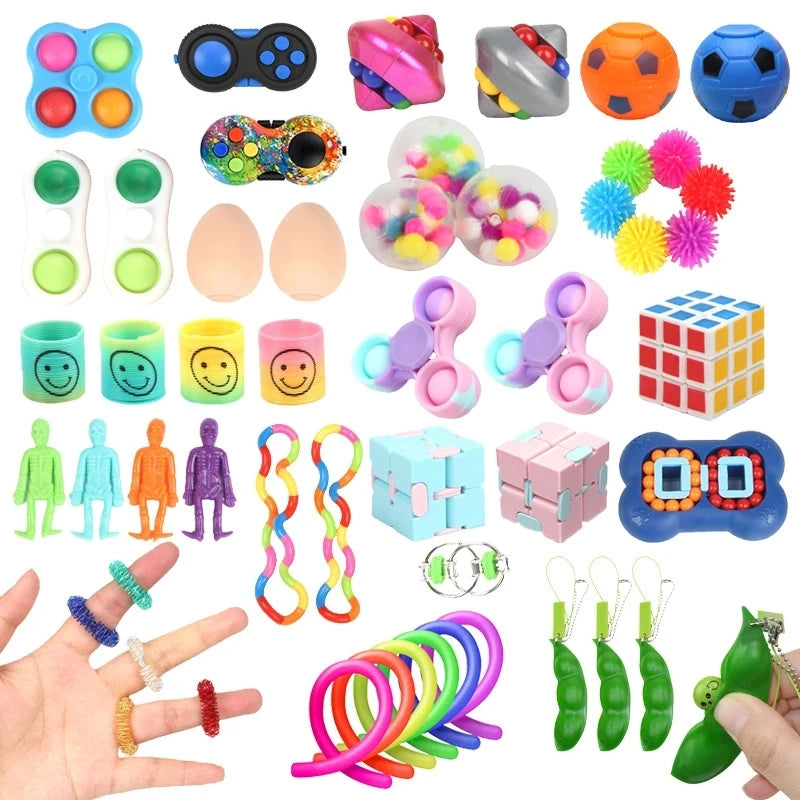 Random Mystery Fidget Toy Bag Pack Cheap Sensory Toy Stress Reliver