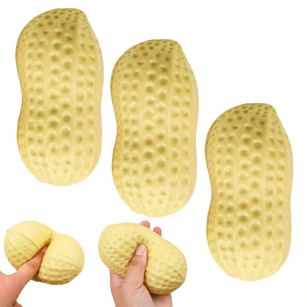 Peanut Simulate Squishy Toy Stress Relief Tool Soft Texture Squishies