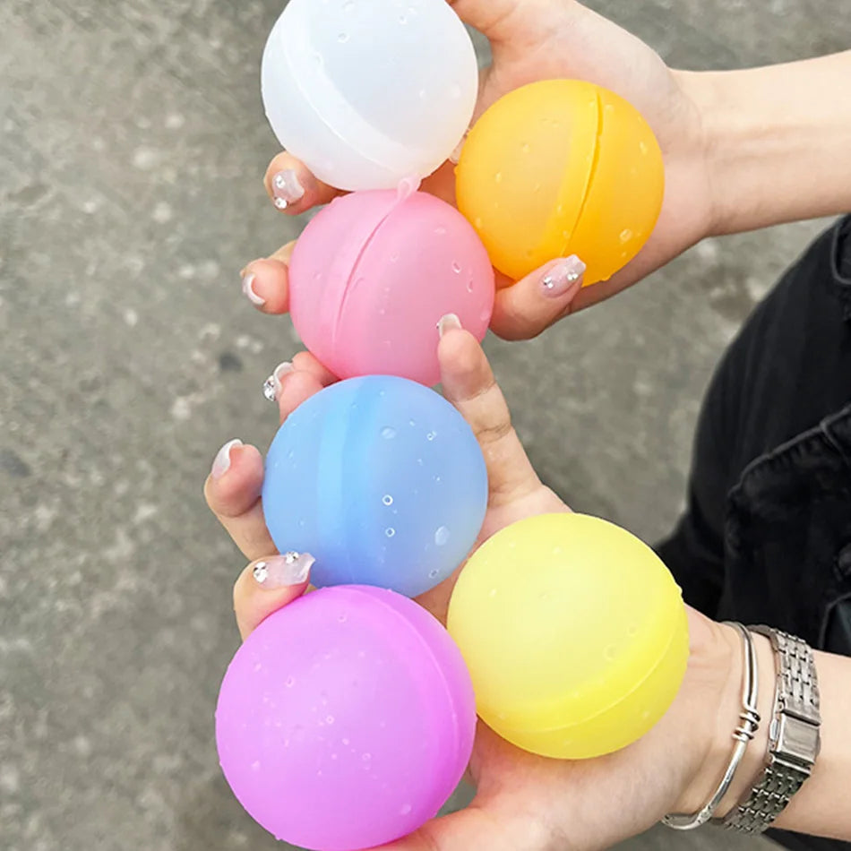 Reusable Water Balloons, Refillable Quick Fill Colorful Water Splash