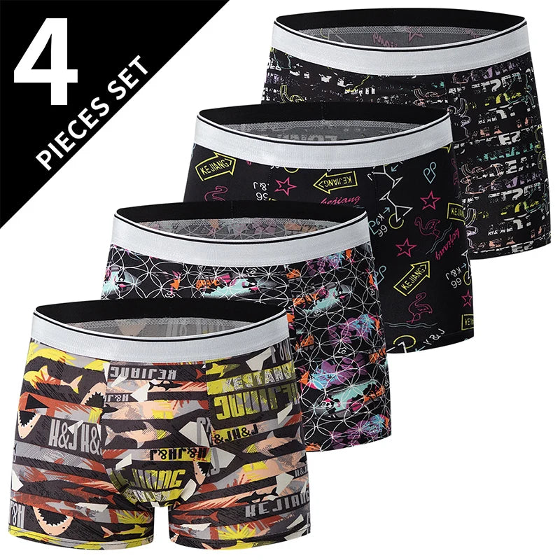 Men's Printed Boxer Briefs - 4 or 5 Pack