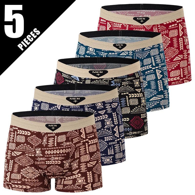 Men's Printed Boxer Briefs - 4 or 5 Pack