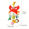 Baby Toy Crab Baby Bottle Bed Hanging Drawstring Music Rattles