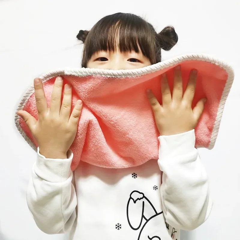 Baby Bibs Washing Face Towel Soft Salive Towel Boys Girls Learning