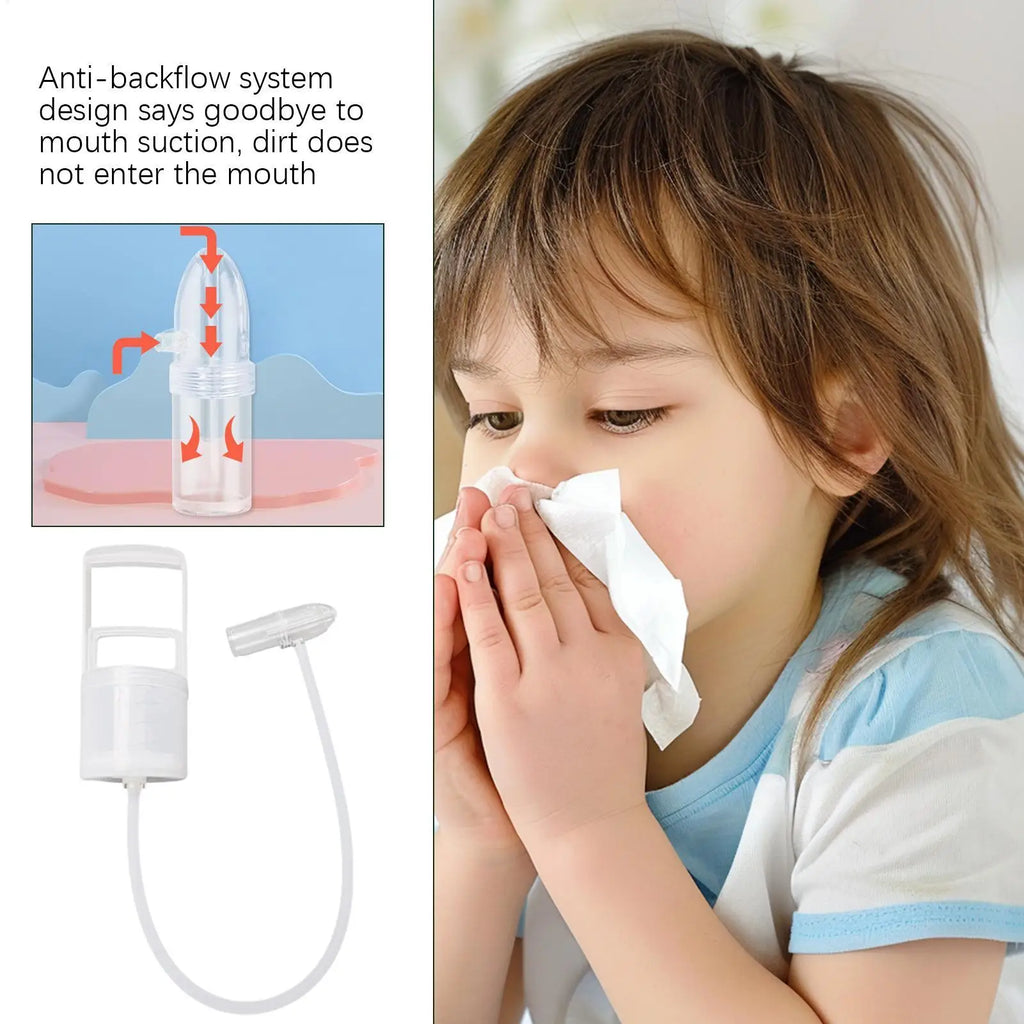 Baby Nasal Aspirator Nose Sucker Nasal Aspirator Quiet Manual Nose