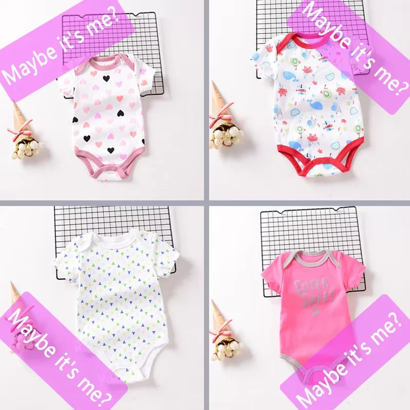 Baby Bodysuit For Newborns Summer Baby Romper Girl/Boy Clothes Newborn