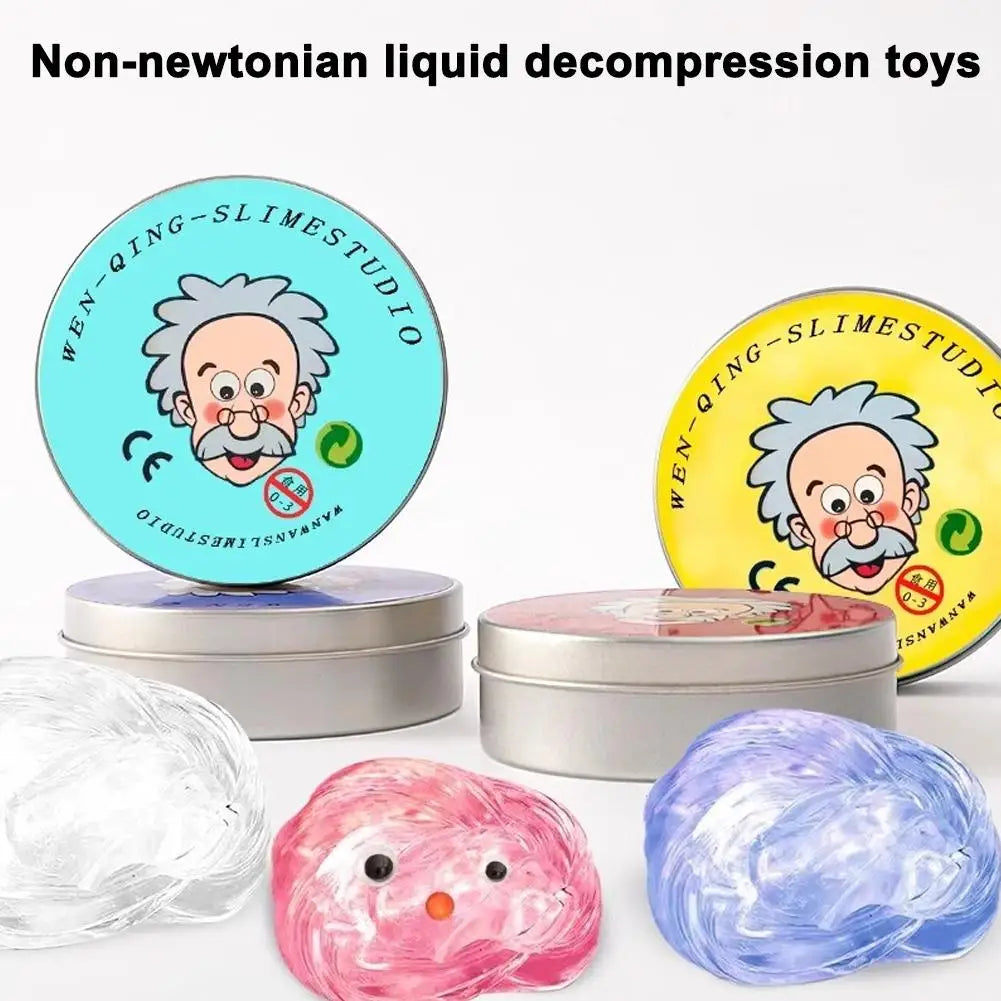 Colorful Non-Newtonian Liquid Decompression Toy Transparent Elastic
