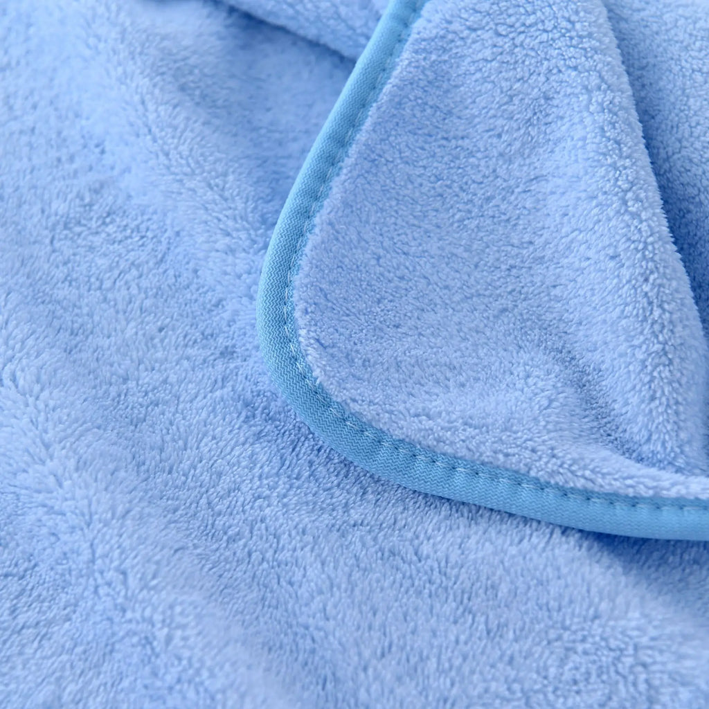 Cartoon Baby Bath Towel Infant Soft Bathrobe Hooded Swaddle Towel