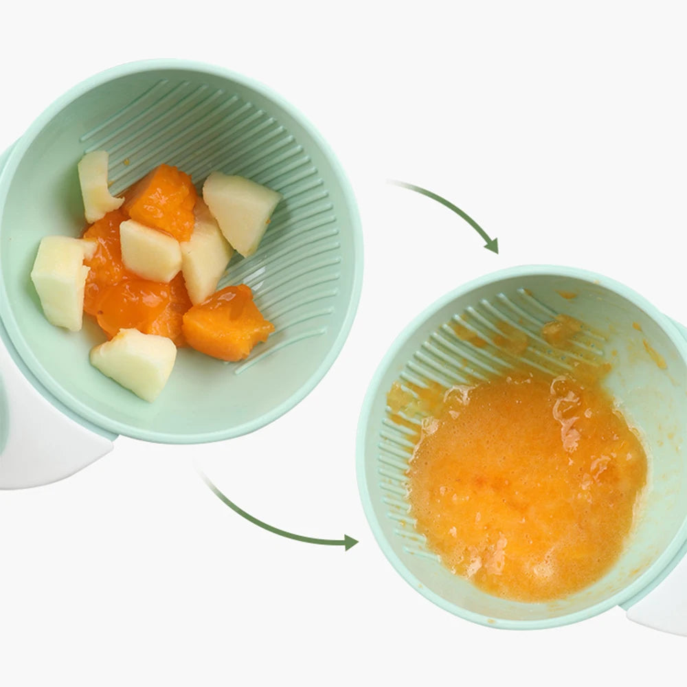 Baby supplementary food grinding bowl Baby manual grinder children's