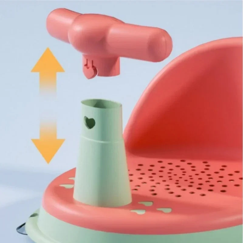 Baby Bath Seat Anti-slip with Suction Cup Shower Seat for Newborns