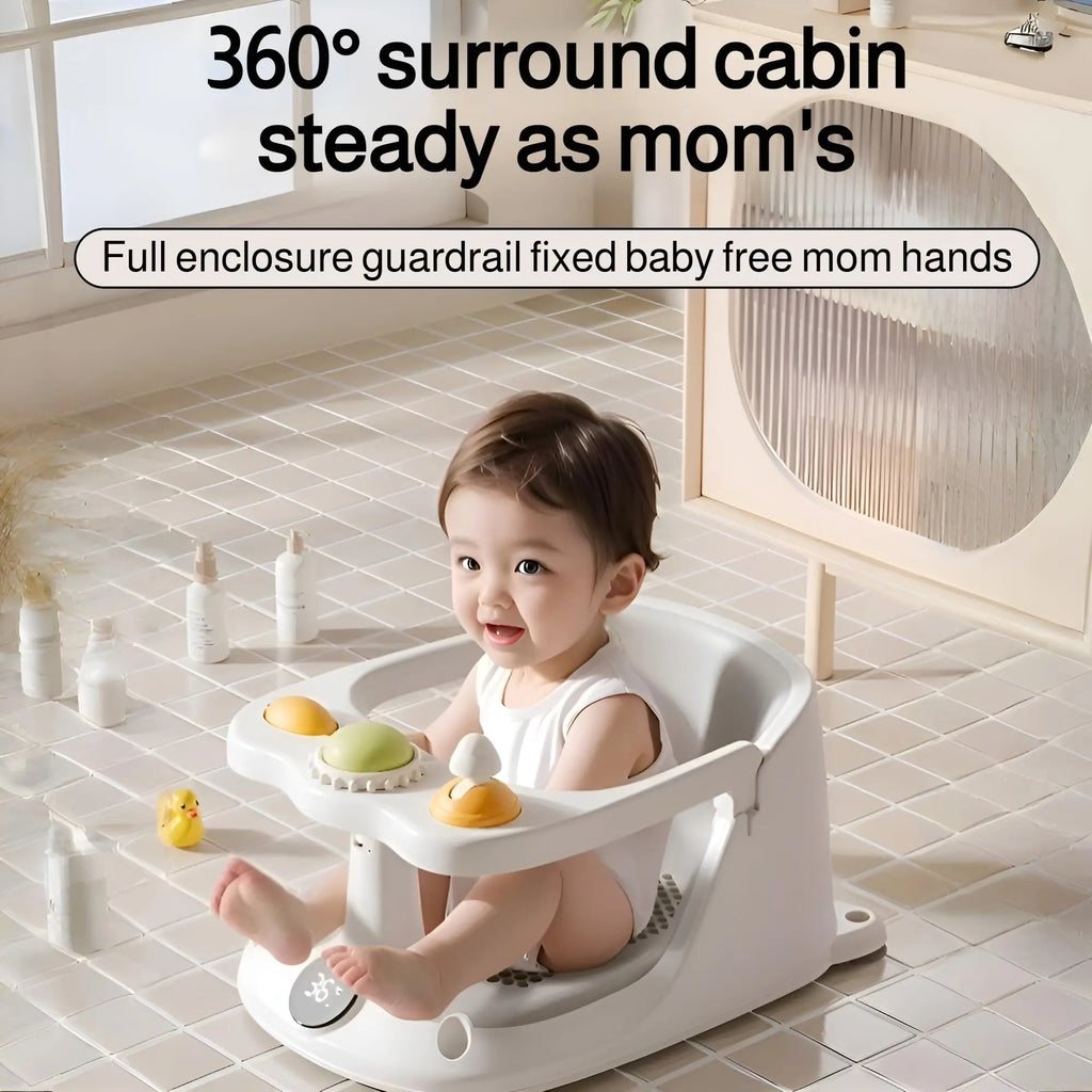 Baby Bath Seat for Babies & Up - Bathtub Seats for Babies Sitting Up