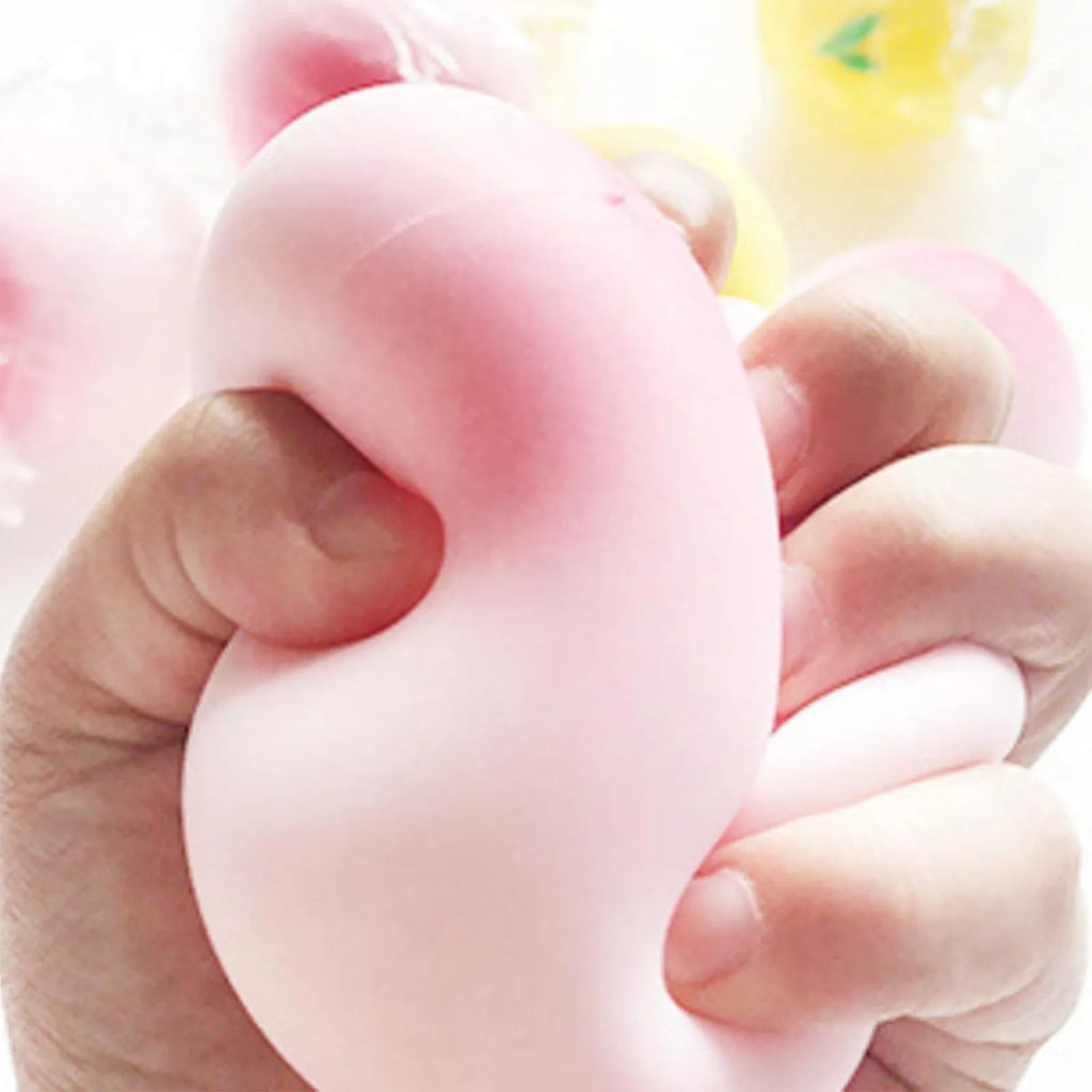 Fidget Toy Cartoon Peach PU Squishy Slow Rising Anti Stress