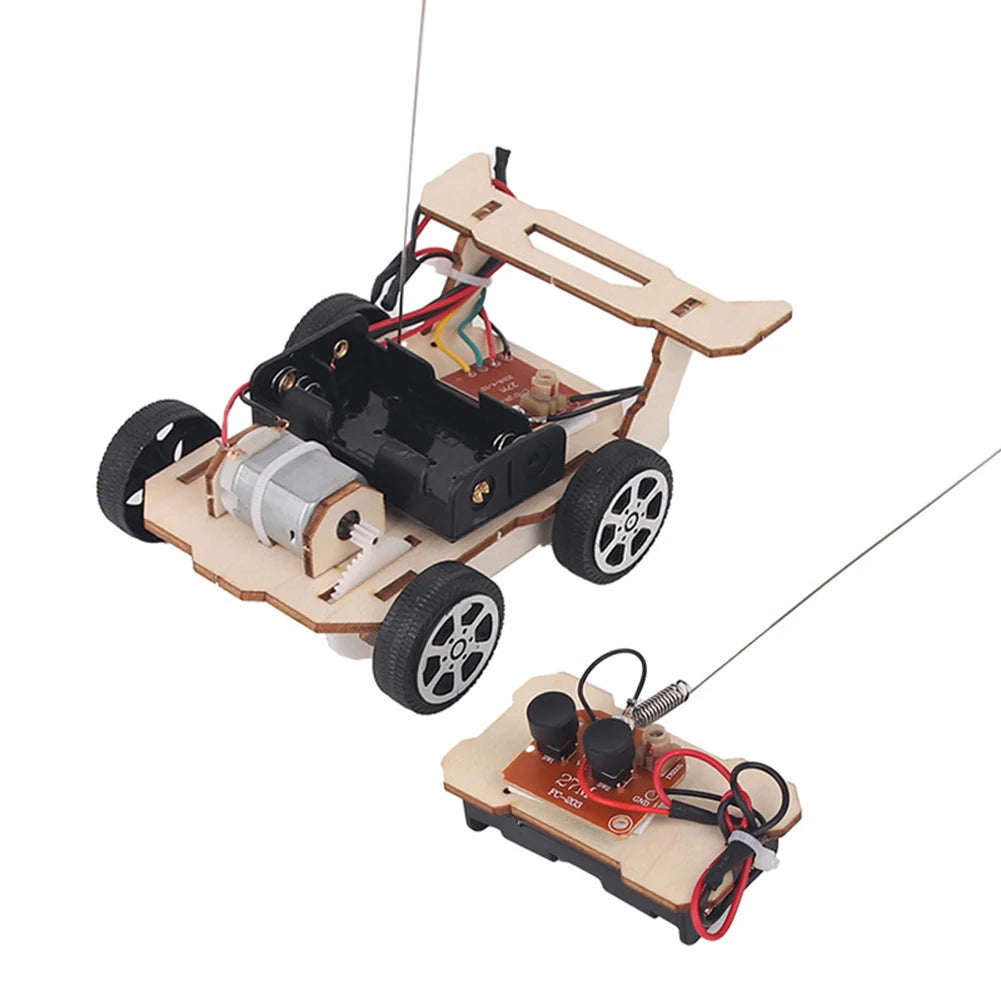 DIY RC Car Model Assemble Kit Mini Teaching Learning STEM Project