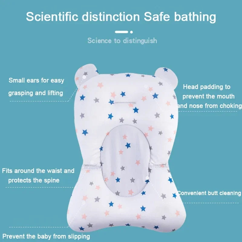Baby Bath Seat Floating Water Pad Portable Foldable Baby Bathtub Pad