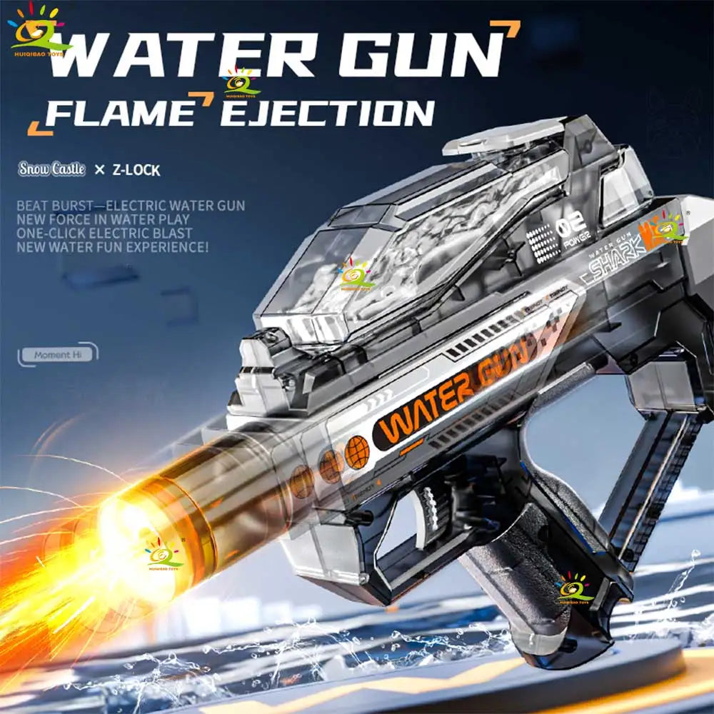 HUIQIBAO Children's electric water gun Toy, high-speed water sprayer,