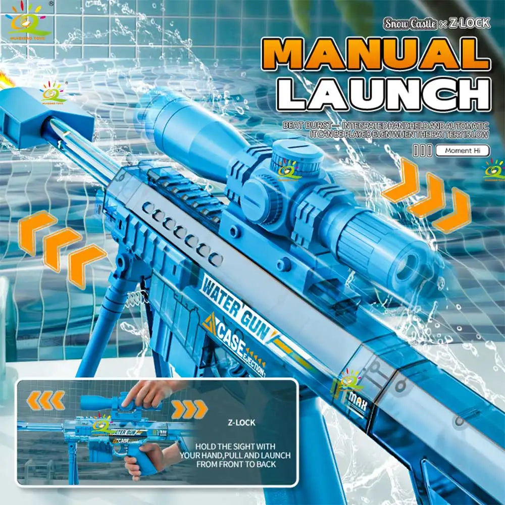HUIQIBAO Children's electric water gun Toy, high-speed water sprayer,