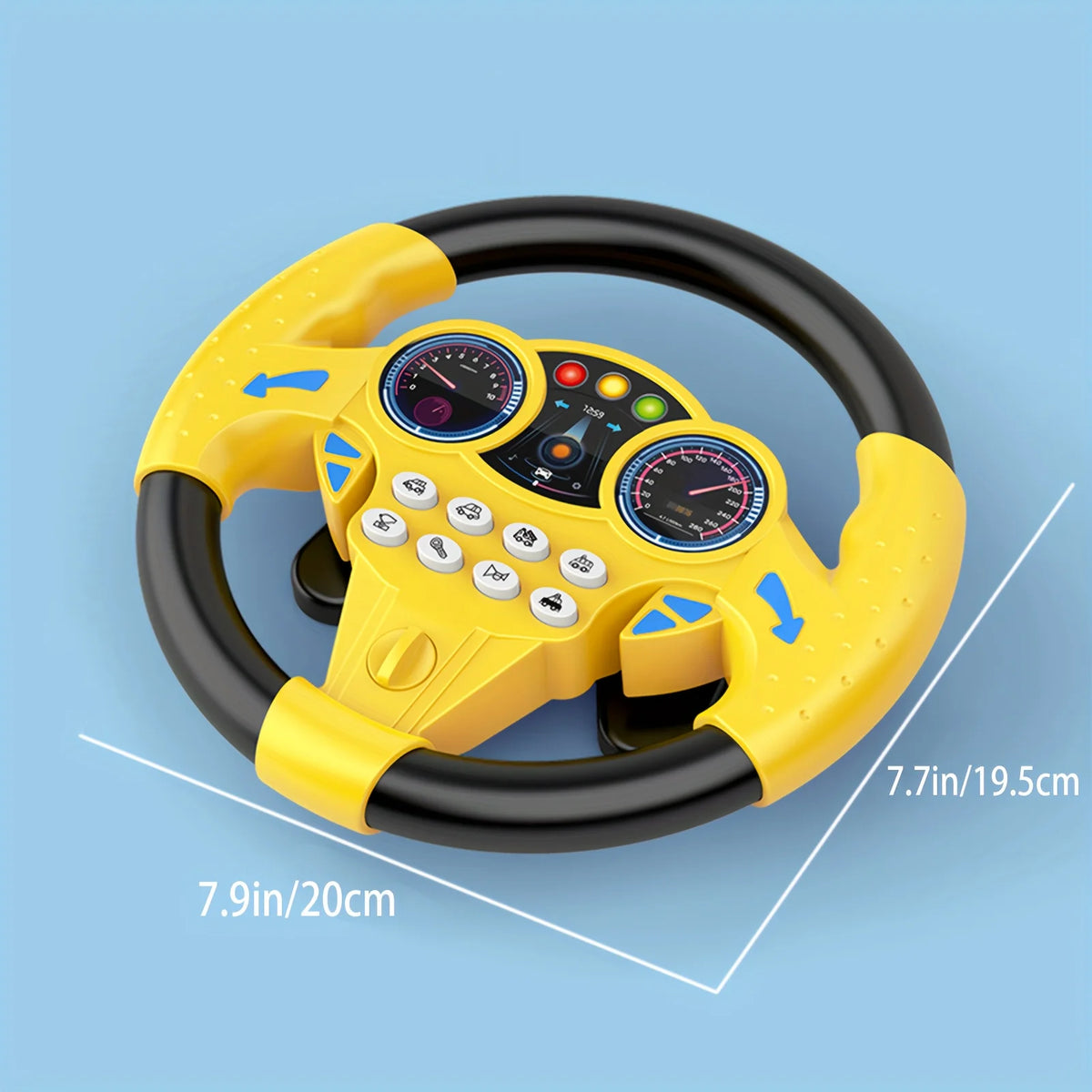1PC Car Steering Toy Steering Wheel Toy Creative Children's Education