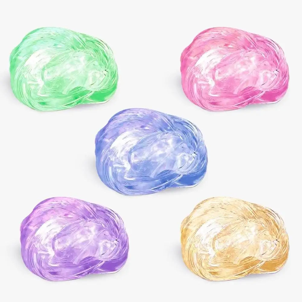Reusable Putty Liquid Crystal Bouncy Slime Toy Set Kid Safe Mud