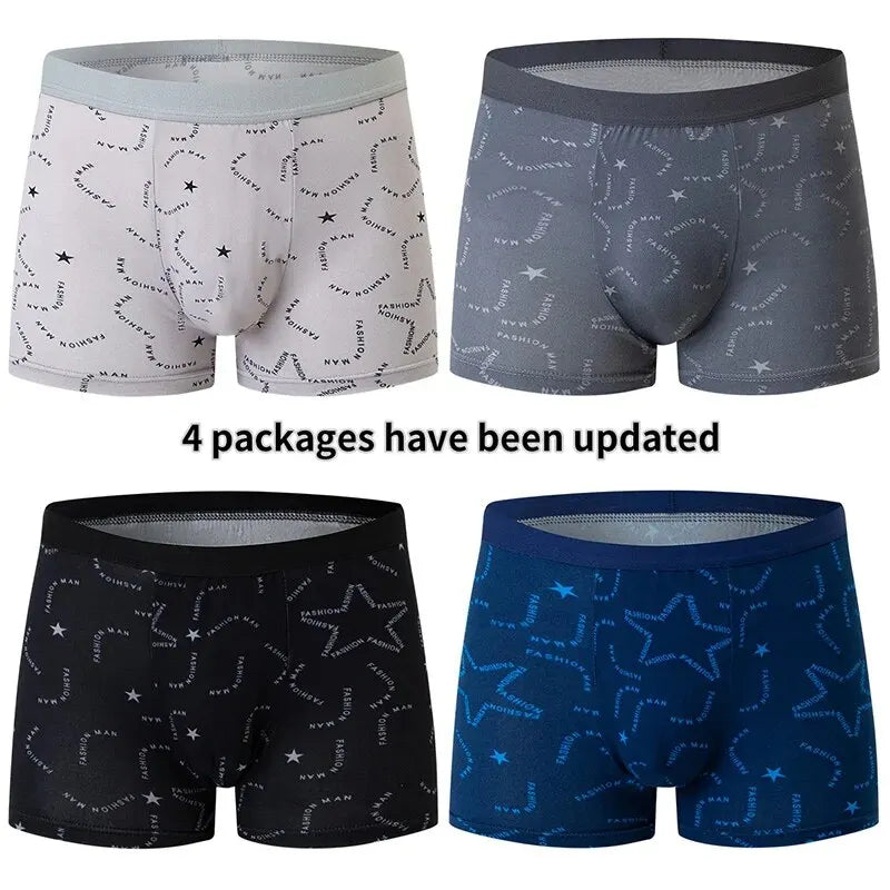 Men's Printed Boxer Briefs - 4 or 5 Pack