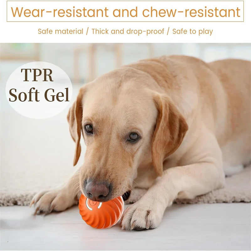 Smart Dog Toy Ball Electronic Interactive Pet Toy Moving Ball USB