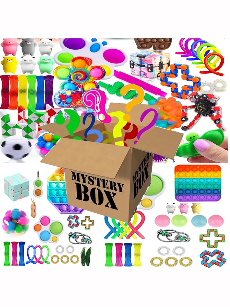 Random Mystery Fidget Toy Bag Pack Cheap Sensory Toy Stress Reliver