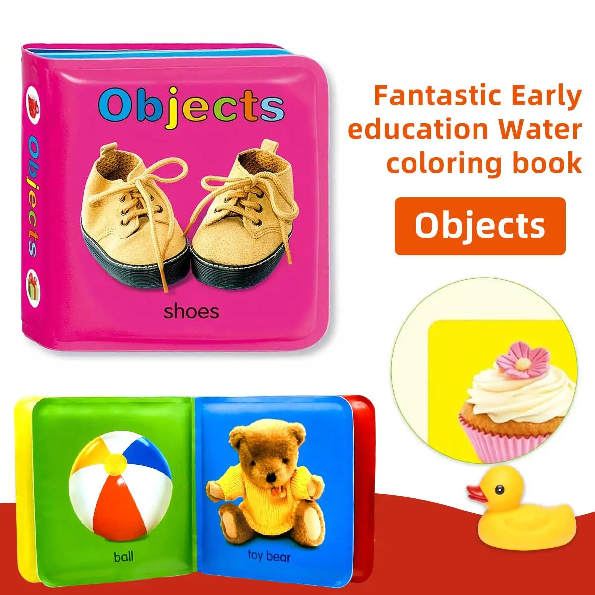 Floating Baby Bath Books for Baby Kids Learning Bath Toy Waterproof