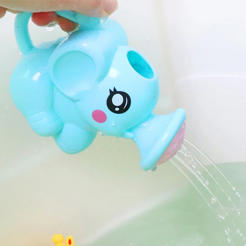 Baby Bath Toy Bathing Elephant Shower Swimming Water Spraying Clouds