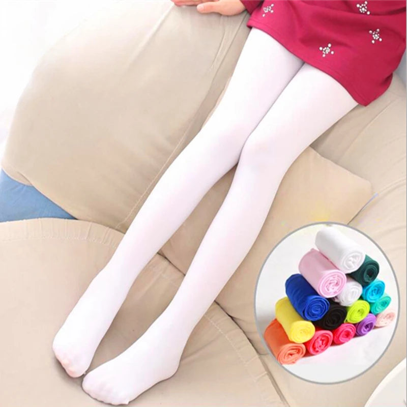 Summer Spring Candy Color Kids Pantyhose Ballet Dance Tights Stocking