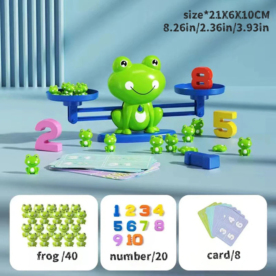 Mathematical Intelligence Math Toy Funny Frog Scale Children's Early
