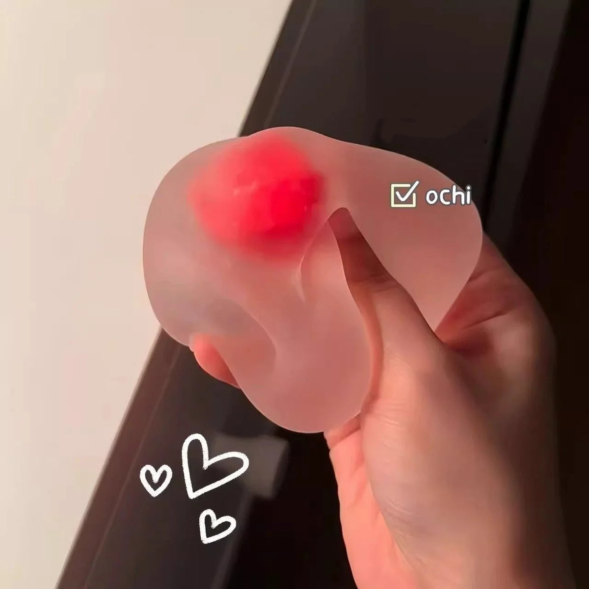 Strawberry Mochi Squeeze Toy Stress Relief and Vent Anger Fidget Toy