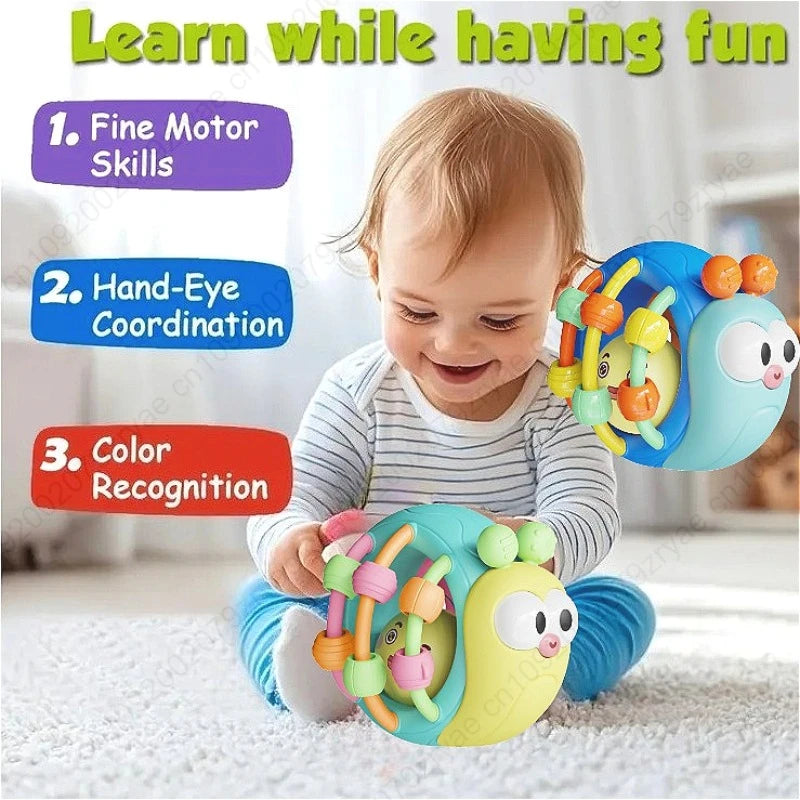 Baby Balls Rattle Comforter Toy Soft Hand Grasp Ball Educational