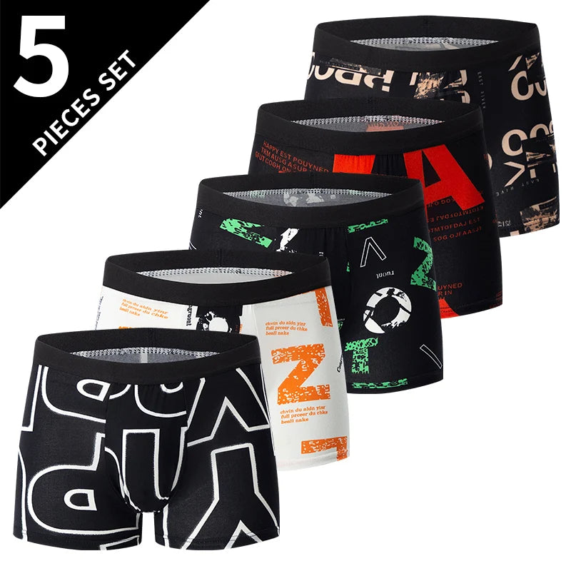 Men's Printed Boxer Briefs - 4 or 5 Pack