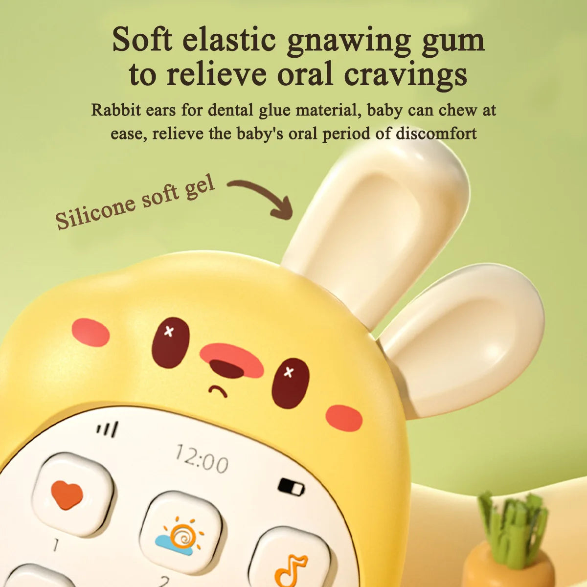 Children's mobile phone Toy can gnaw on babies' intelligence early