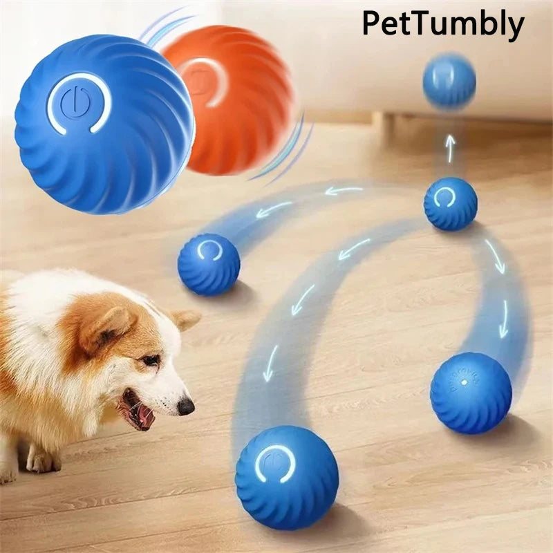 Smart Dog Toy Ball Electronic Interactive Pet Toy Moving Ball USB