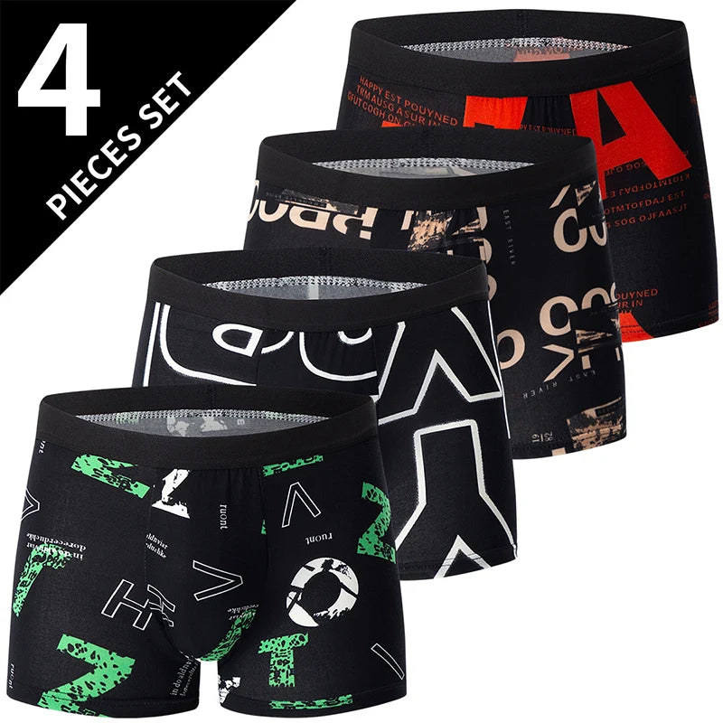 Men's Printed Boxer Briefs - 4 or 5 Pack