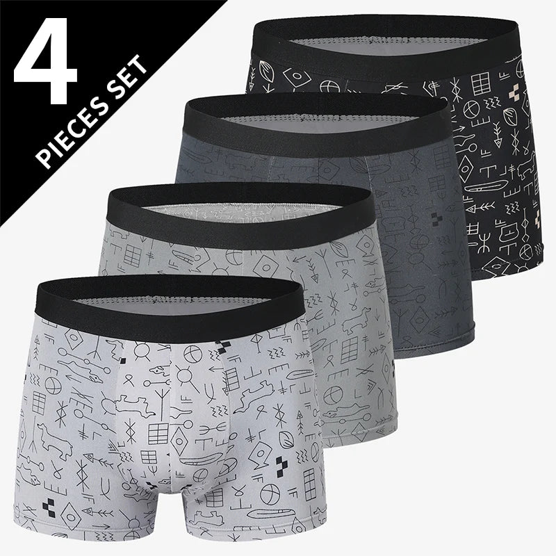 Men's Printed Boxer Briefs - 4 or 5 Pack