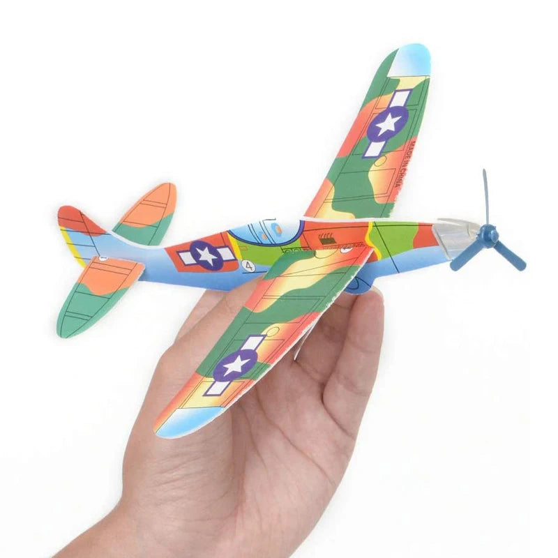 Kids DIY Hand Throw Flying Glider Planes Outdoor Toy Party Favors