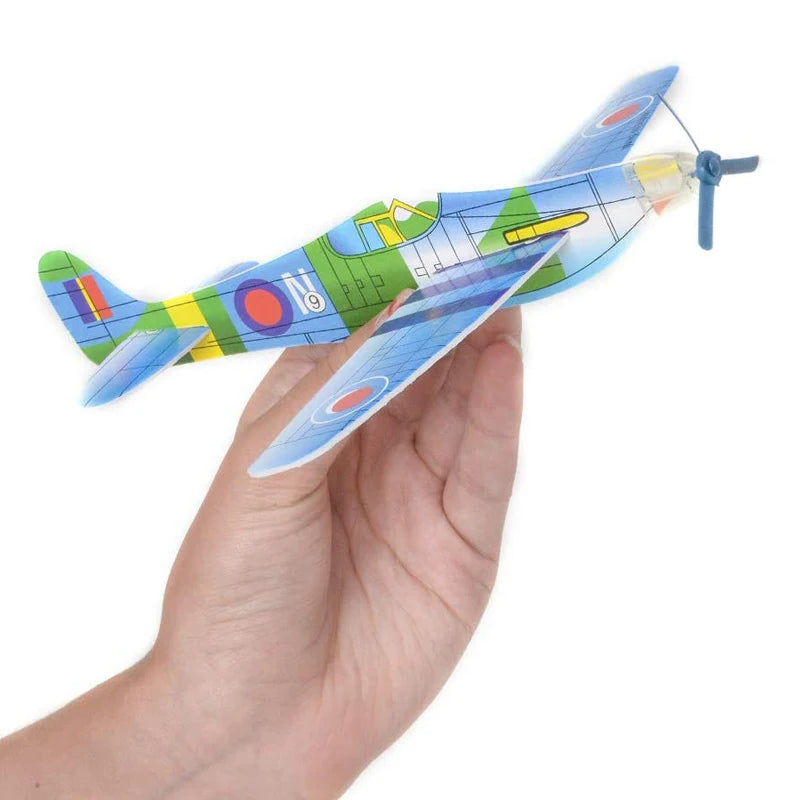 Kids DIY Hand Throw Flying Glider Planes Outdoor Toy Party Favors