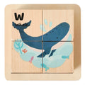 Baby Wooden Blocks Toy Children Six Side Cube Jigsaw Puzzles Game