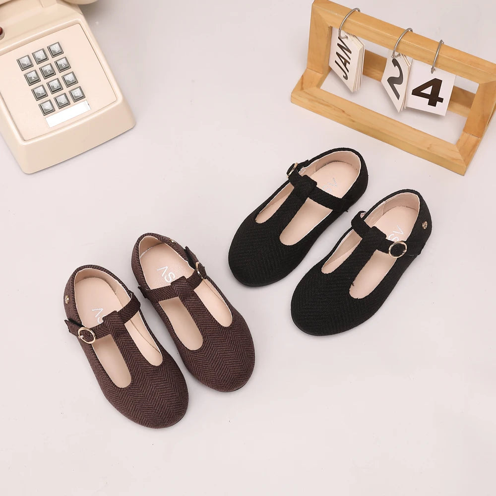 AS Kids Shoes Children Leather Shoes Baby Girls Warm Brand Loafers