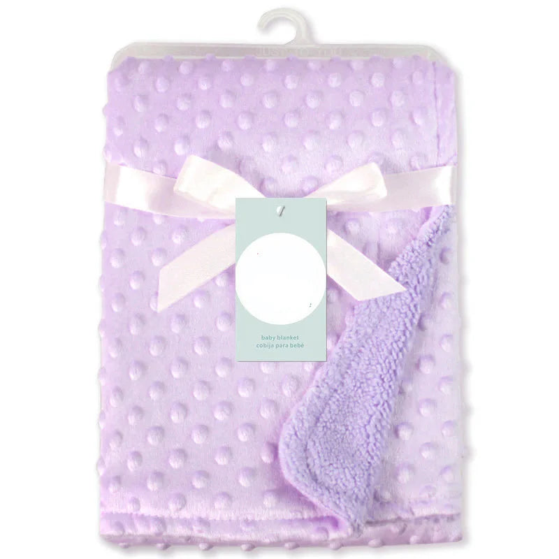 Baby Blanket Newborn Soft Fleece Baby Boy Blanket Solid Baby Girl