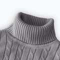 2026 New Men's High Neck Sweater Solid Color Pullover Knitted Warm Casual Turtleneck Sweatwear Woolen Mens Winter Outdoor Tops