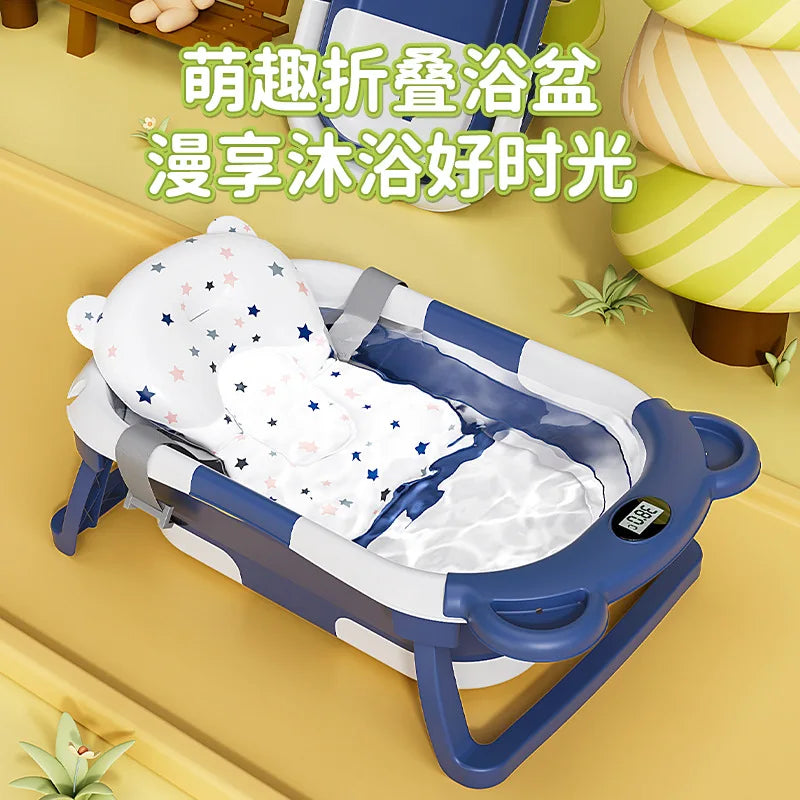 Household Newborn Baby Bath Tub Baby Can Sit and Lie Down