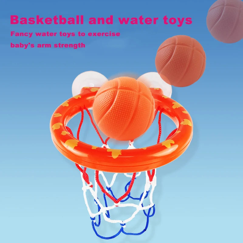 Baby Bath Toy Toddler Boy Water Toy Mini Shooting Basket Bathtub