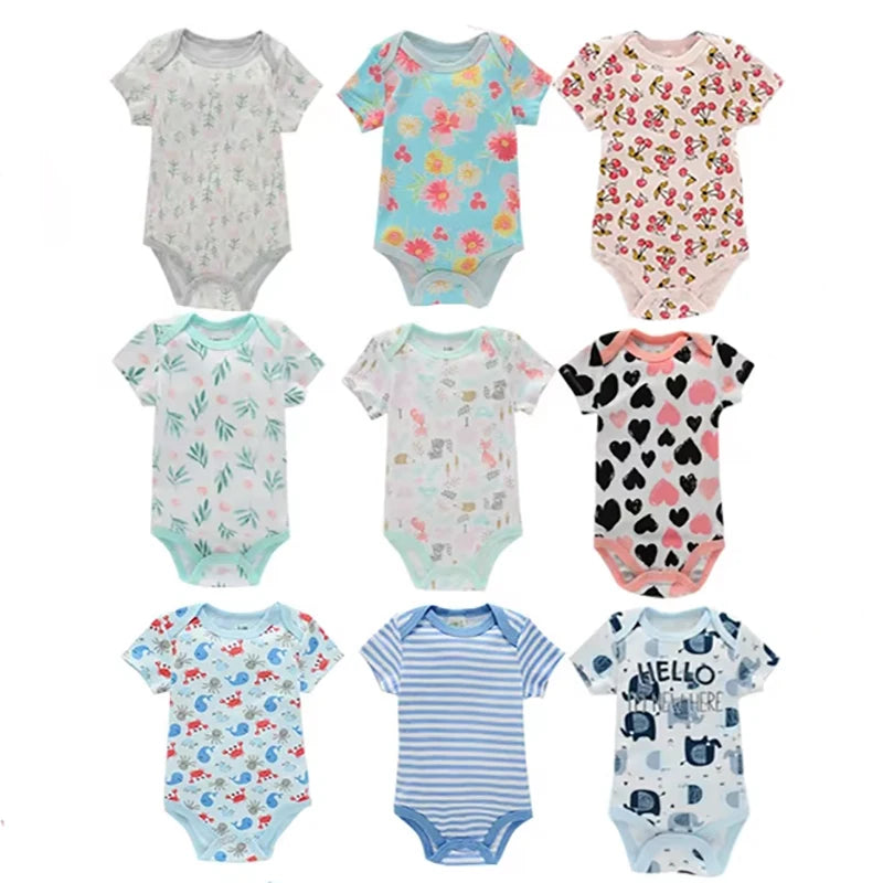 Baby Bodysuit For Newborns Summer Baby Romper Girl/Boy Clothes Newborn