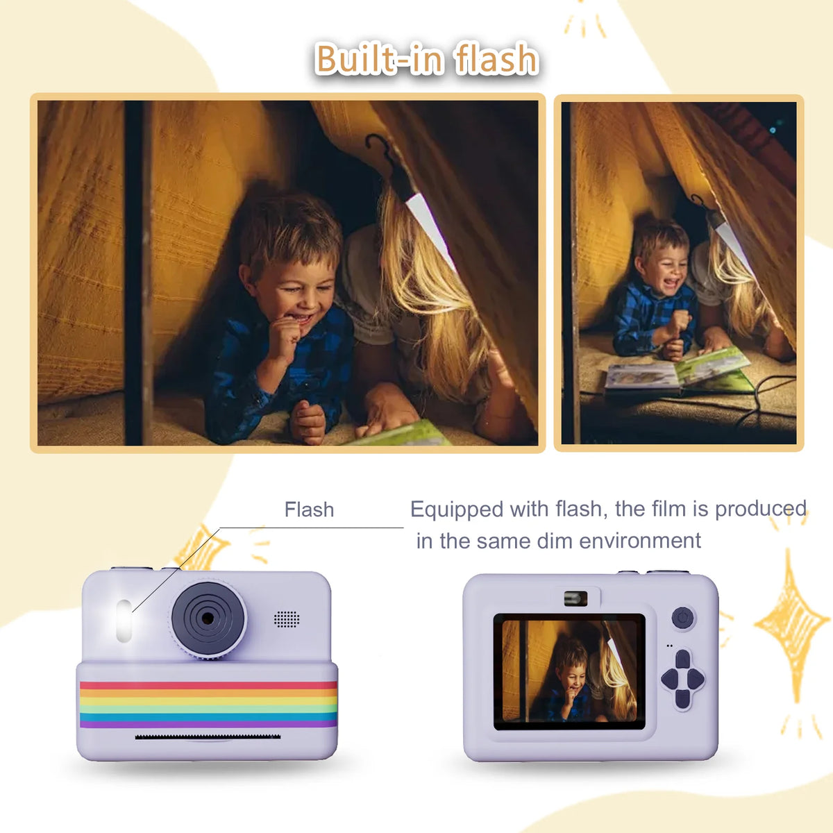 Digital Children Camera For Photography Mini Printer Portable Thermal