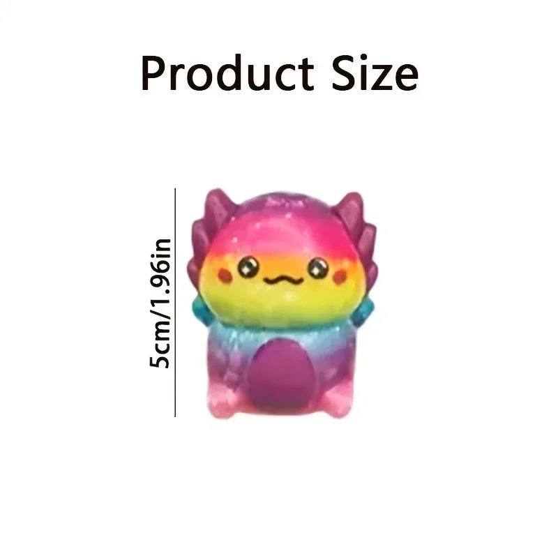 12/24PCS Kids Adult Mini Kawaii Newt Cute Stress Relief Squeeze Toy