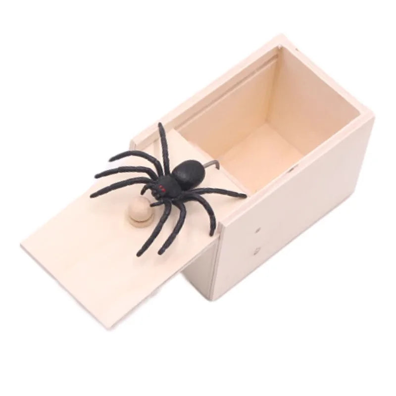 Fashion Trick Spider Funny Scare Box Prank Trick Friend Office Toy