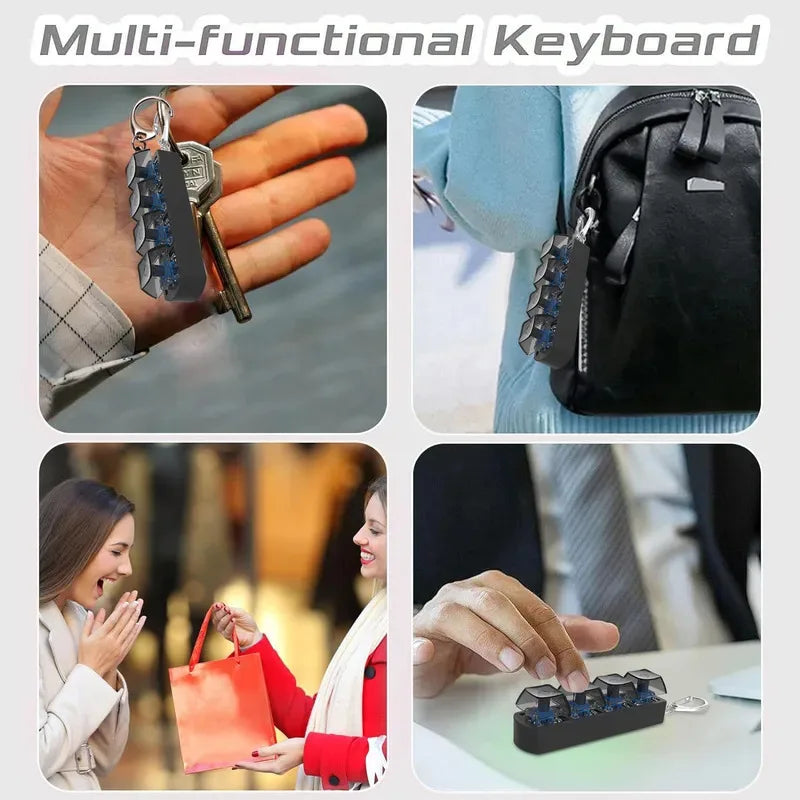 4Keys Finger Button Anti-stress Toy Mechanical Keyboard Keycaps