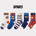 Children's Socks, Boys' Cartoon Cute Puppy Mid Length Socks , Students'