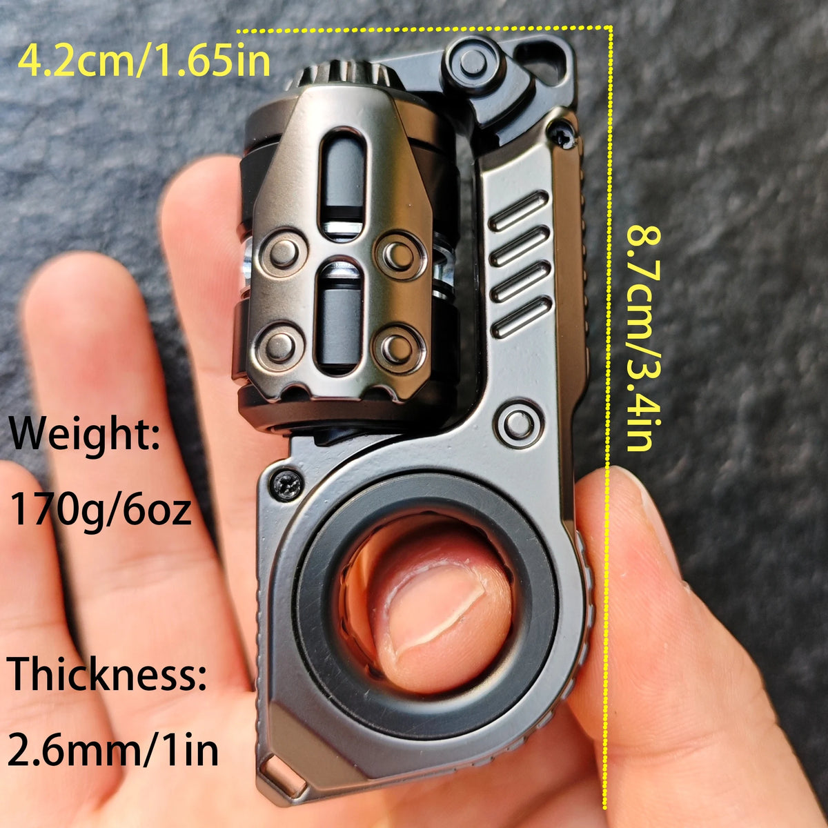 EDC Fidget Sliders Fidget Toy Tuning Fork Magnetic Push Egg